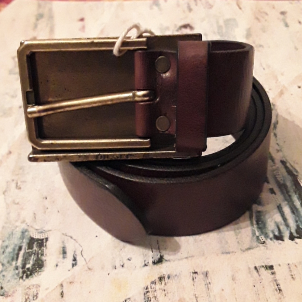 Diesel Men's Betor Leather Belt